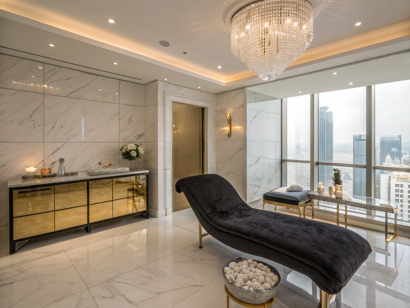 İdil Luxury özel VIP spa süiti ve dinlenme alanı