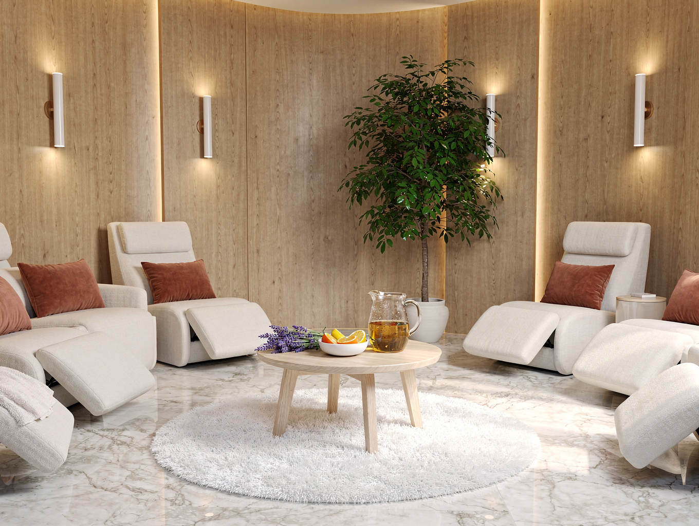 İdil Luxury bekleme ve dinlenme salonu